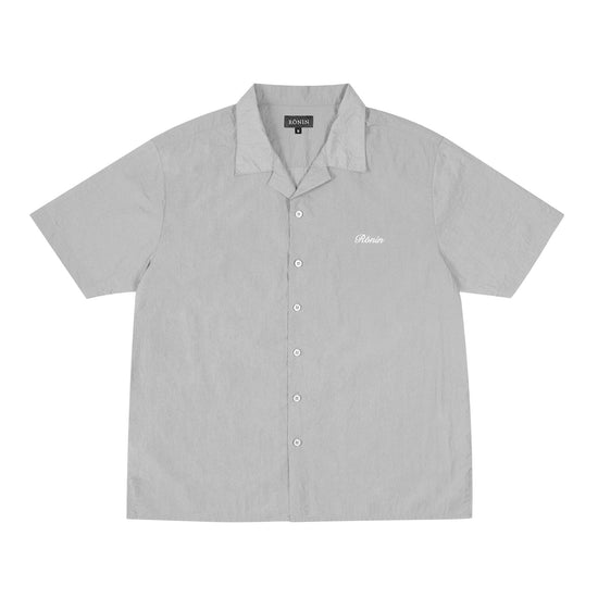 Crinkle Nylon Shirt - Gray