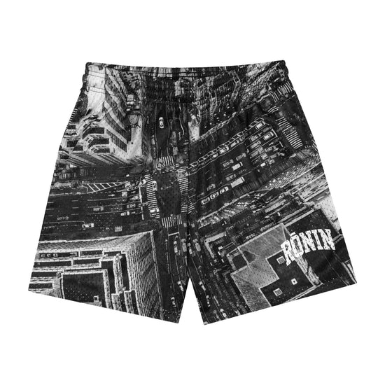 Load image into Gallery viewer, Arc Logo Mesh Shorts - City B/W
