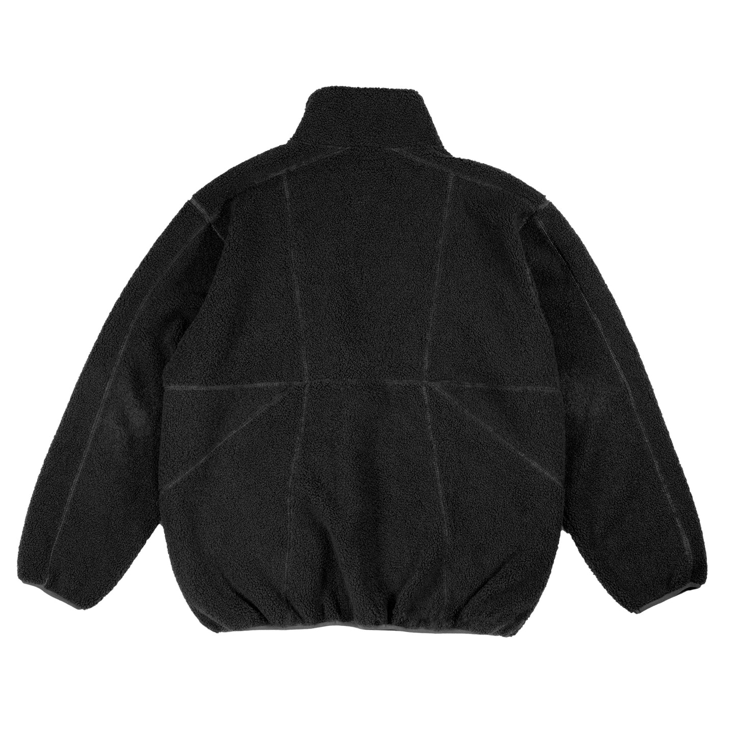 Hidden Sherpa Fleece Pullover - Black