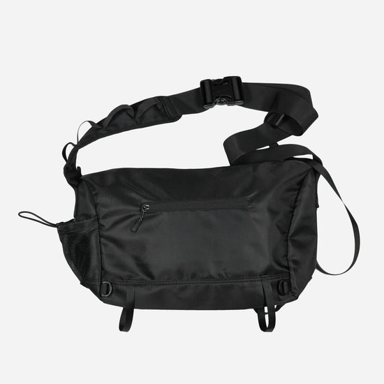 Load image into Gallery viewer, Nylon Messenger Bag - Black
