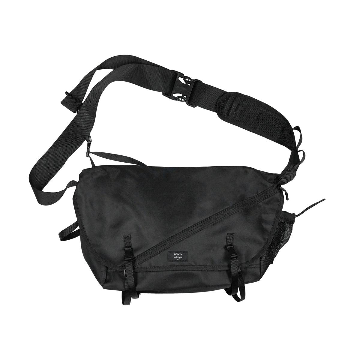 Nylon Messenger Bag Black RŌNIN