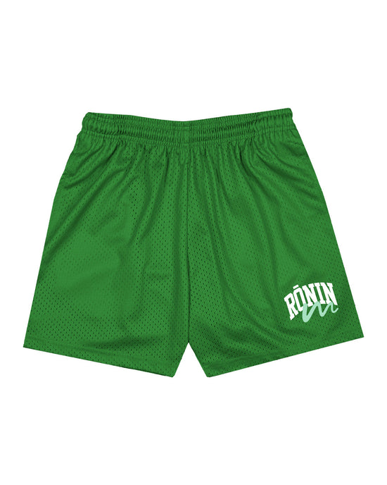 Rōnin x Sundae Sauuce Logo Mesh Shorts - Green