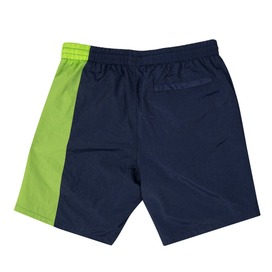 Nylon Water Shorts - Navy|Neon Green