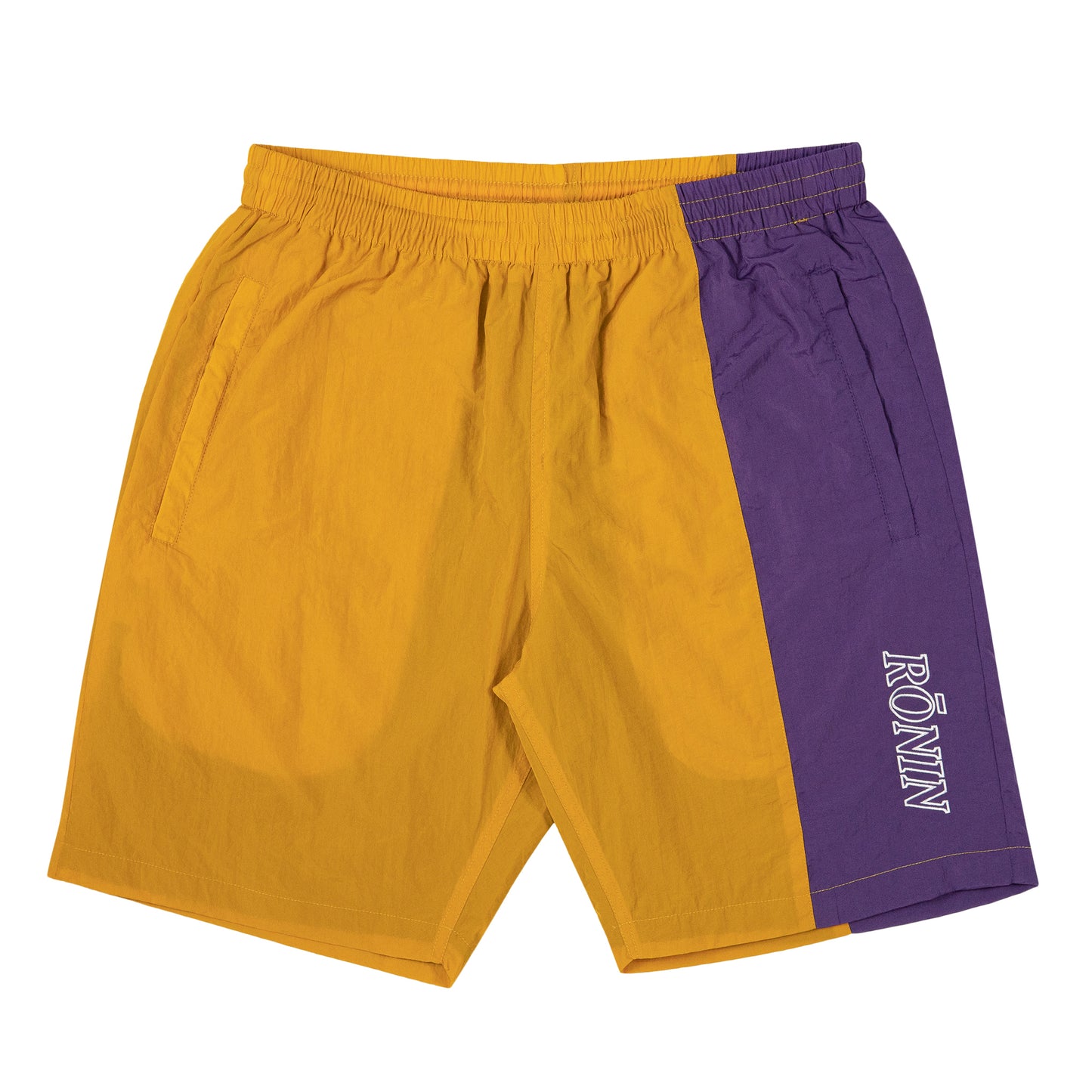 Nylon Water Shorts - Yellow|Purple