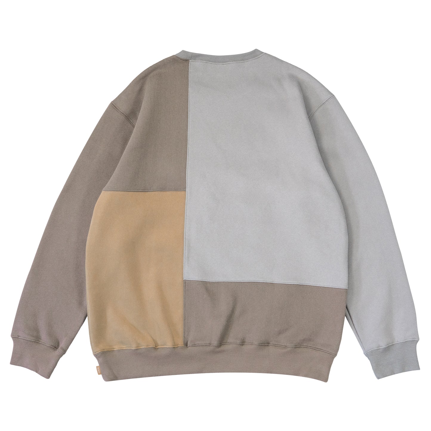 Load image into Gallery viewer, Panelled Crewneck - Grey|Taupe|Wheat
