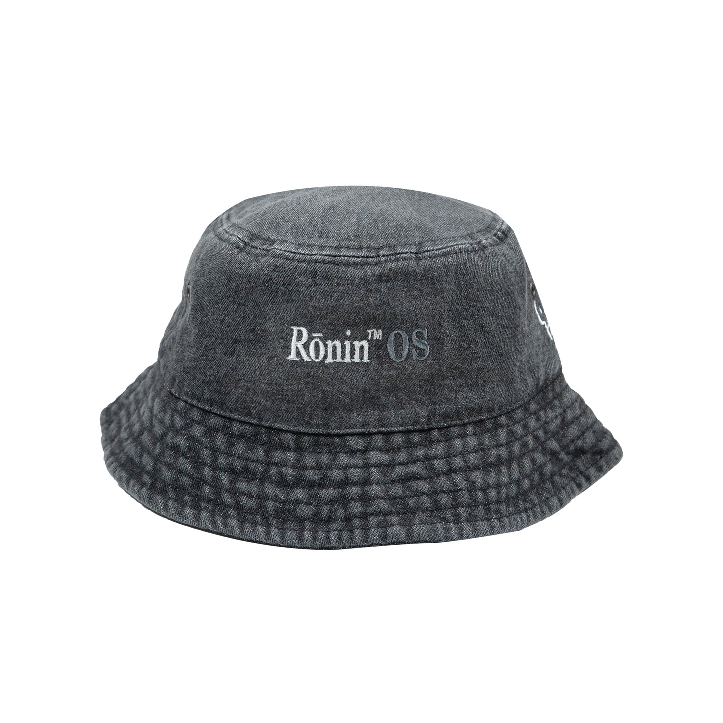 OS Denim Bucket Hat - Black