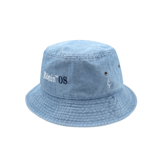 OS Denim Bucket Hat - Washed Indigo