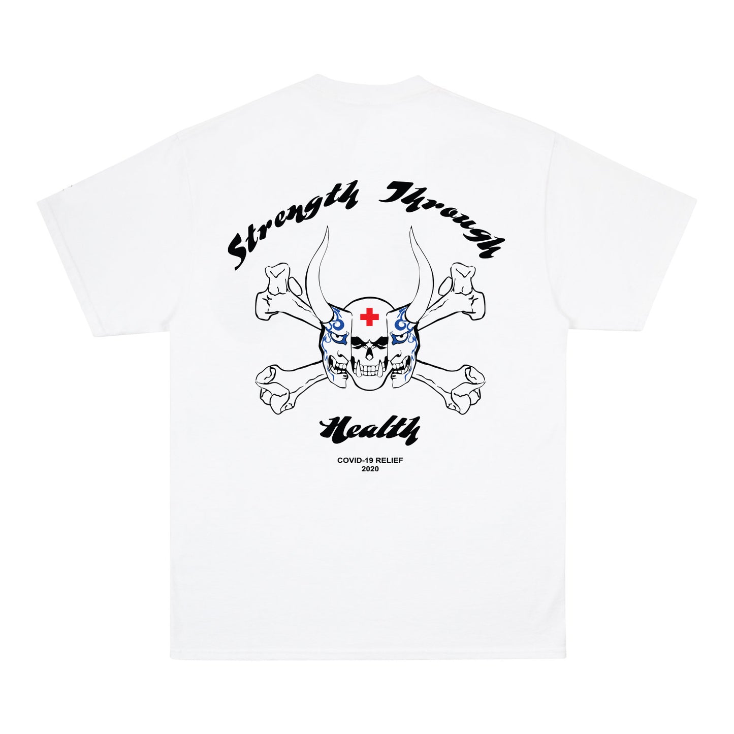 Load image into Gallery viewer, Strength Through Health Tee - White
