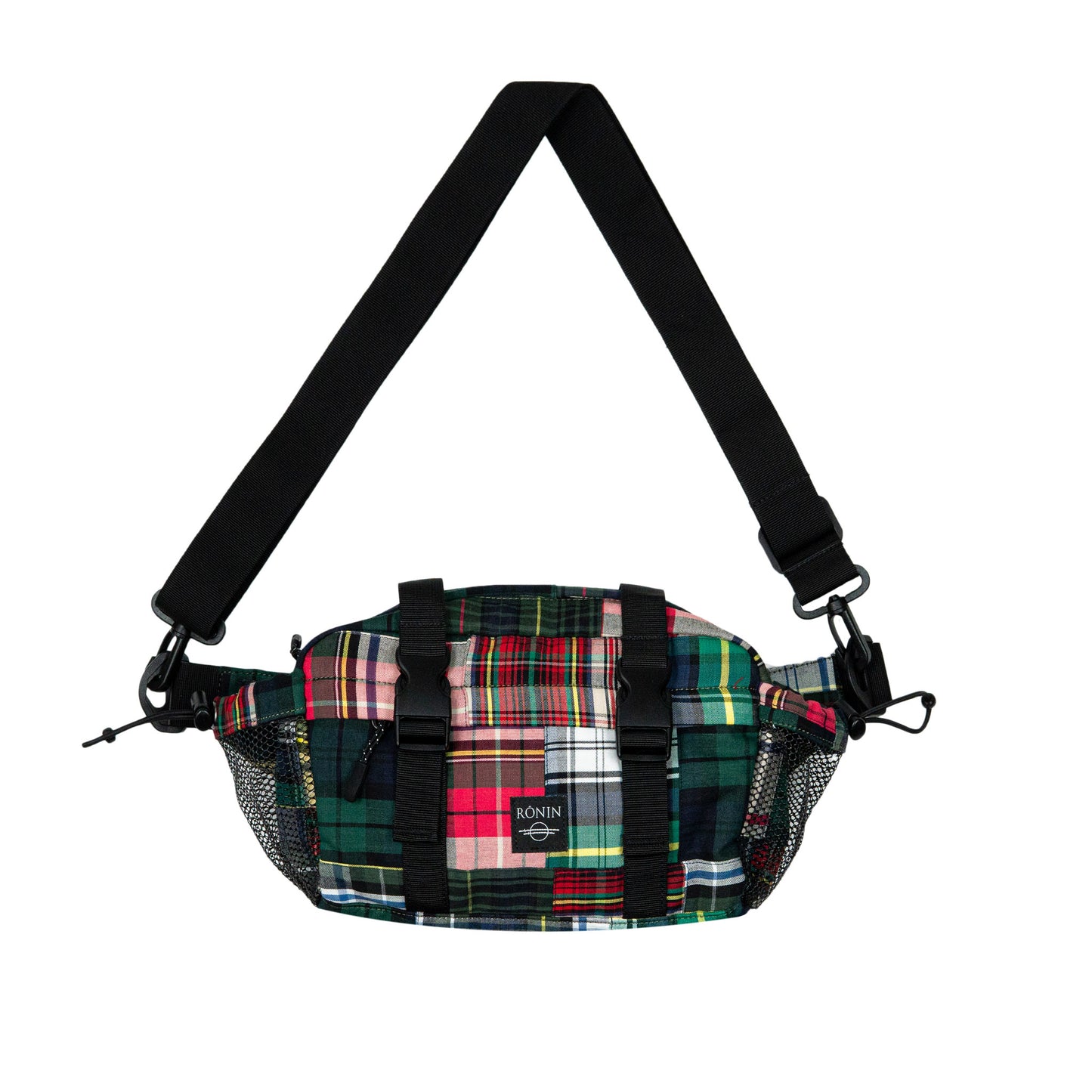 Load image into Gallery viewer, Two-Way Shoulder Bag - Patchwork Plaid
