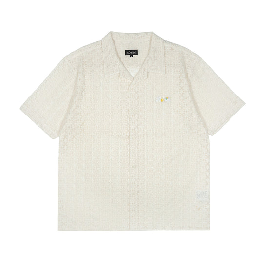 Flower Lace Shirt - Vanilla