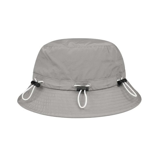 Crinkle Nylon Bucket Hat - Gray