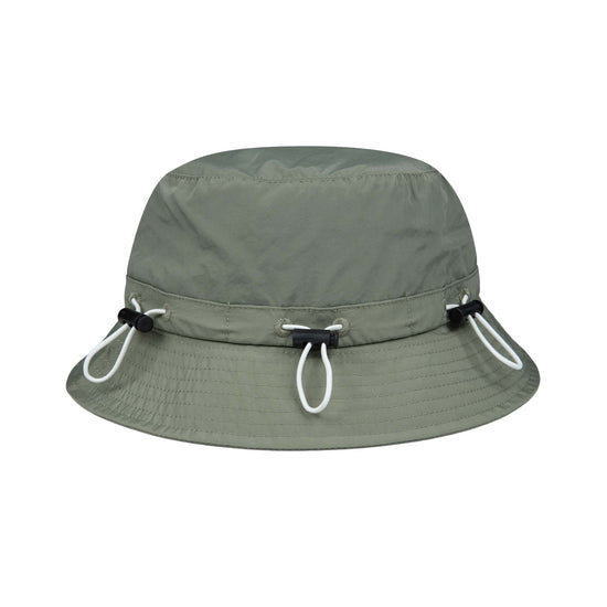 Crinkle Nylon Bucket Hat - Olive