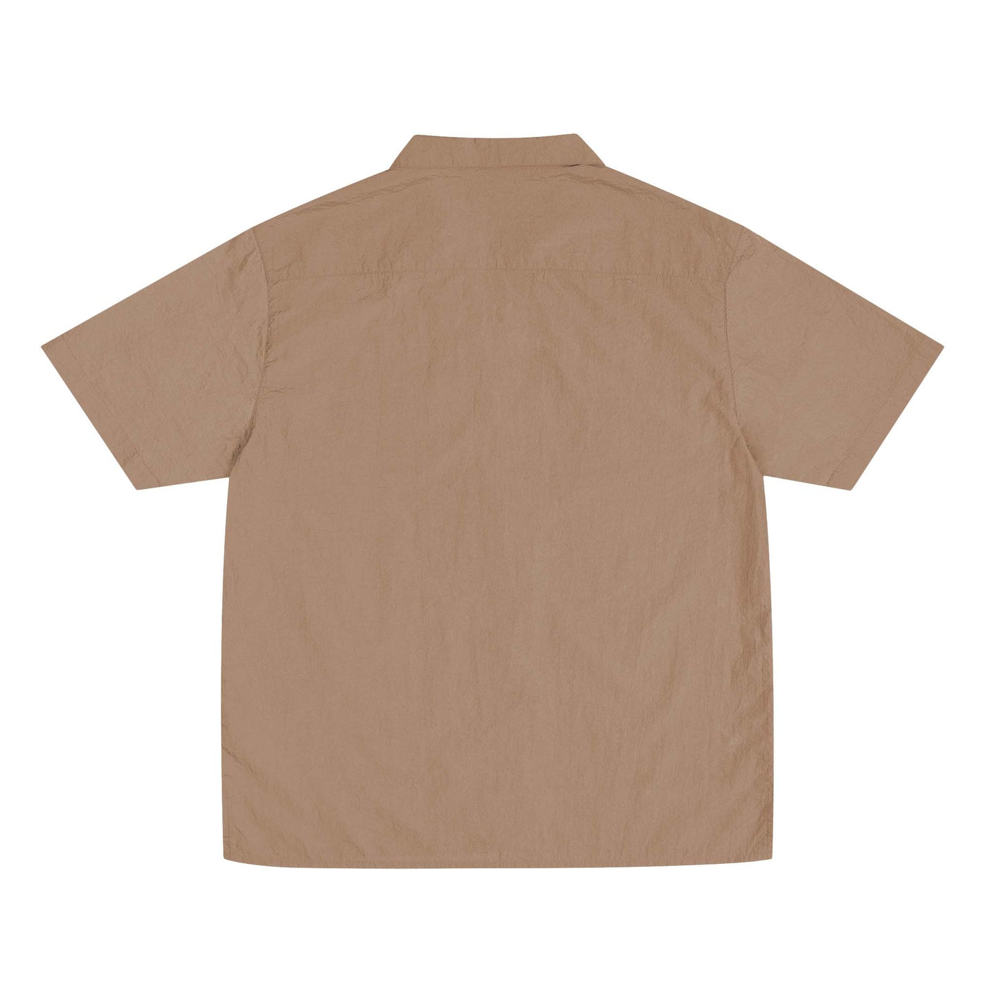 Crinkle Nylon Shirt - Clay