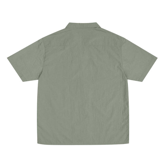 Crinkle Nylon Shirt - Olive