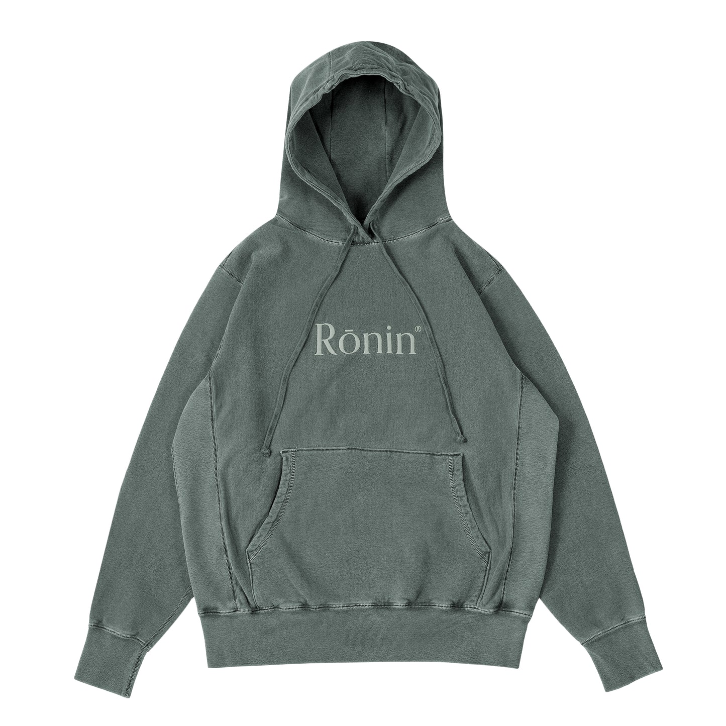 Overdyed Tonal Classic Hoodie - Deep Forest