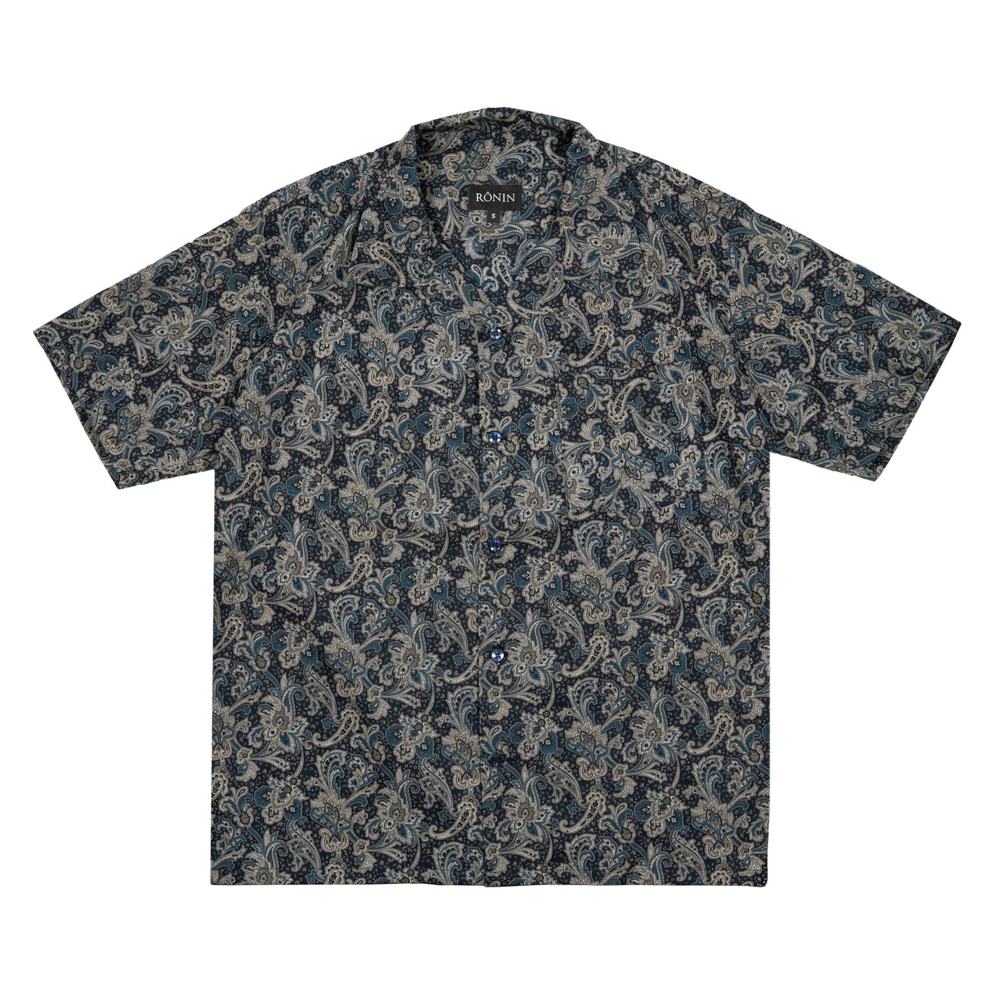 Paisley Shirt - Navy