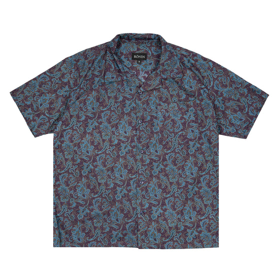 Load image into Gallery viewer, Paisley Shirt - Purple
