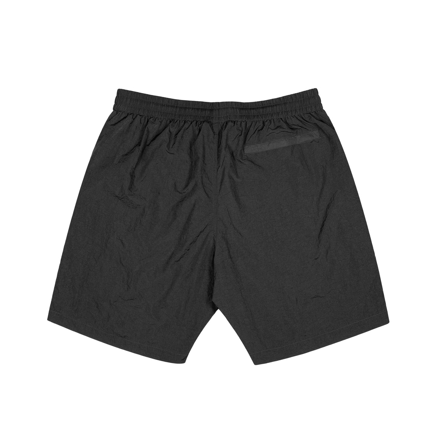 Crinkle Nylon Shorts - Black