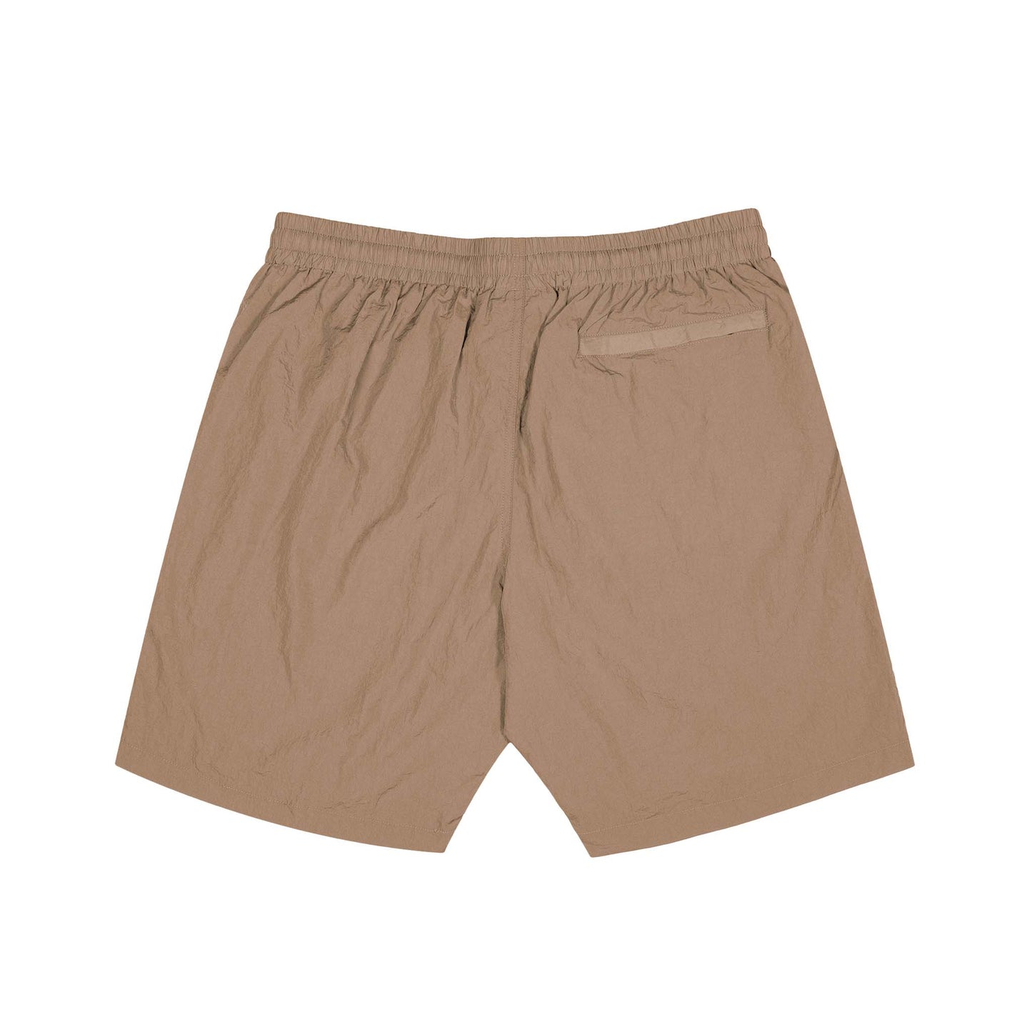 Crinkle Nylon Shorts - Clay