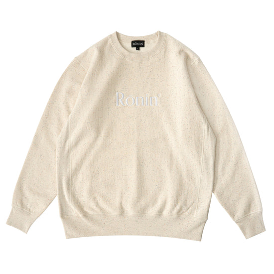 Load image into Gallery viewer, Multi Speckle Classic Logo Crewneck - Oat

