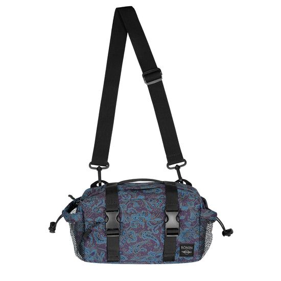 Two-Way Shoulder Bag - Purple Paisley