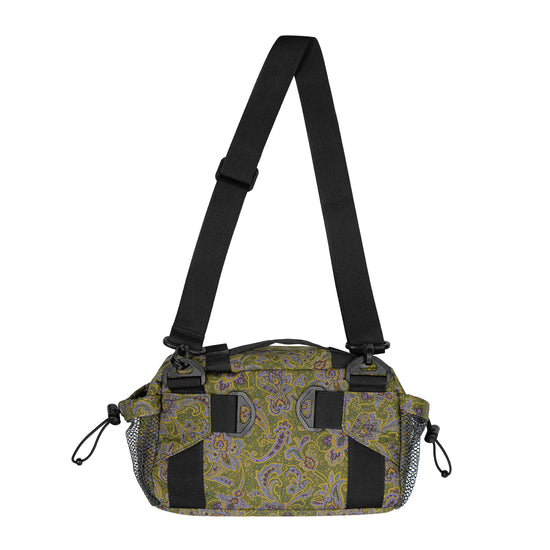 Two-Way Shoulder Bag - Green Paisley